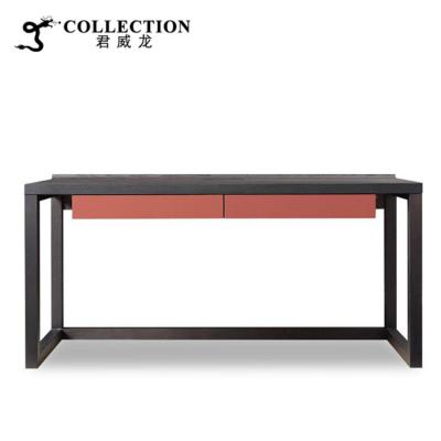 China High End Italian Style Adjustable Simple Furniture Solid Wood Desk (Height) With Drawer for sale