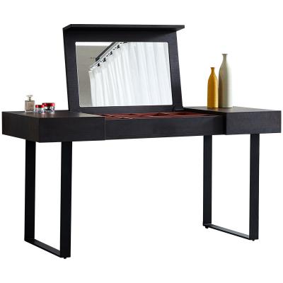 China New Product European Style Adjustable (Height) Solid Ash Wood Dressing Table Set With Storage Function for sale