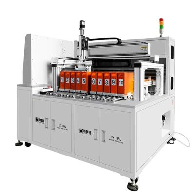 China 10 Channel Automatic Cylindrical Battery Sorter / Lithium Battery Sorter FX-10SL for sale