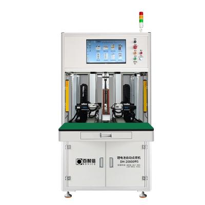 China Full Automatic Energy Storage Application Double Sided Cylindrical Lithium Battery Spot Welding Machine Battery Spot Welder 18650 26650 21700 32650 for sale