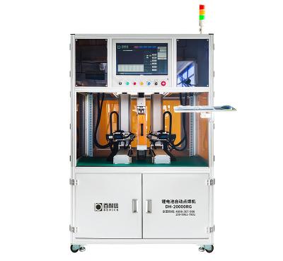 China Application 18650 Energy Storage Automatic Spot Welding Machine 26650 21700 32650 Lithium Battery Cylindrical Pack Double Side for sale