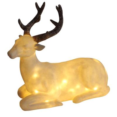 China XUBANG 2021 Newest LED Traditional Indoor Christmas Reindeer Deer Lying Light For Decoration for sale