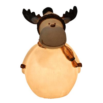 China Wholesale Art Decor XUBANG Christmas Decorative Indoor Office Ribbed Deer Lamp for sale