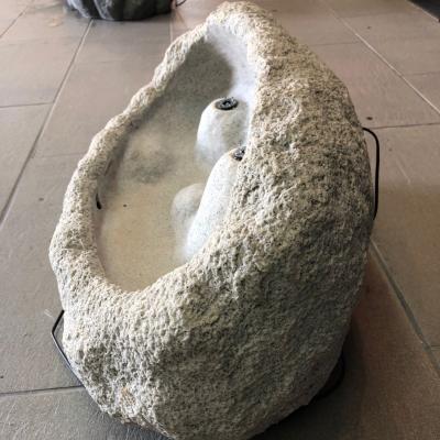 China Art Decor XUBANG Decorative Outdoor Water Fountains Led Stone Fountain Lights for sale