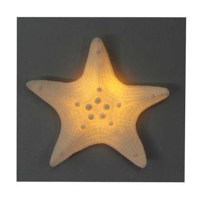 China XUBANG Traditional Fish Beach Star Oriented Night Light For Kids Adults Bedroom Nightstand Lamp Lighting Warm White Battery Operated for sale