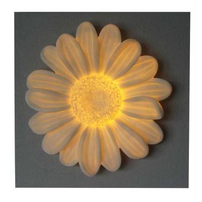 China XUBANG Traditional Warm Sunflower Light Rustic LED Wall Hanging Decor Lights For Hotel Decoration for sale