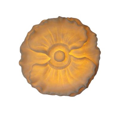 China Wall Art Vintage Sandstone Flower Sculpture Art Decor XUBANG factory direct sale for home decoration for sale