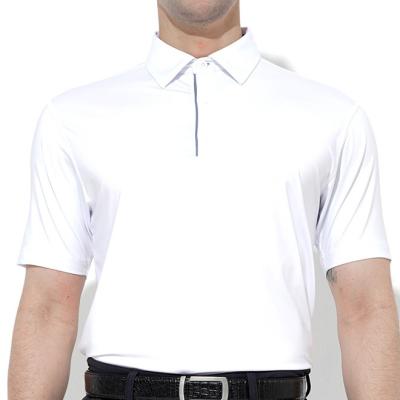 China Factory Wholesale Custom Made Breathable Cotton 100% Short Sleeve Golf White T-Shirt High Quality Men's Polo Shirts For Men for sale