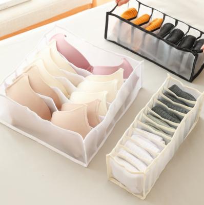 China Contemporary Clear Plastic Bra Underwear Cabinet Drawer Sock Clothes Dresser Storage Organizer for sale