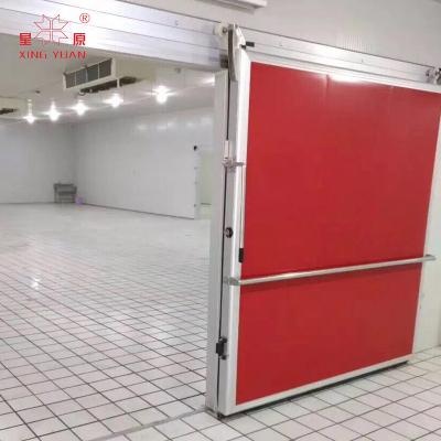 China Air Tight 4' Cooler Container Walk Insulated Cold Room Door With Pairs Of Resistors / Aluminum Enclosure Sliding Door For Cold Room for sale