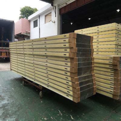 China Modern Fireproof 45kg/m3 B2 Heat Insulation Panel PU Sandwich Panel Price for sale