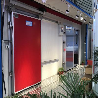 China Automatic Container Manual Closed Sliding Door For Cold Room Storage for sale