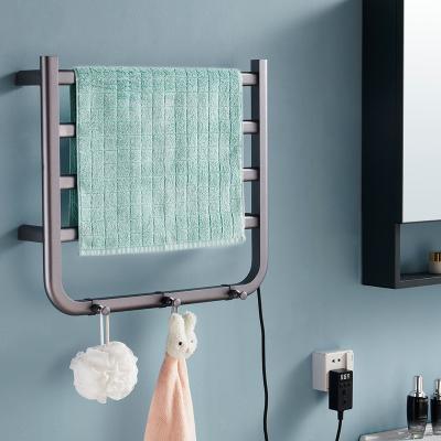 China Space Heater Hot Selling Electric Smart Aluminum Screw Fixed Heated Towel Rack For Bathroom Series for sale