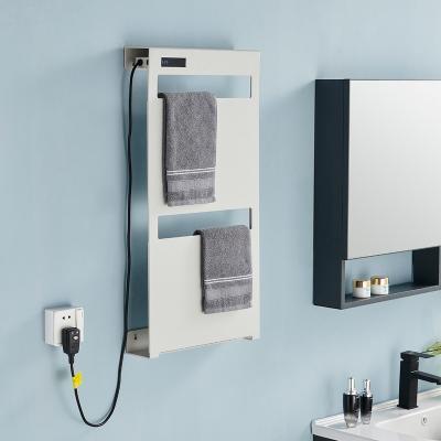 China Good Quality Smart Heater Professional Customized 220v Screw Fixed Electric Towel Rack For Bathroom for sale