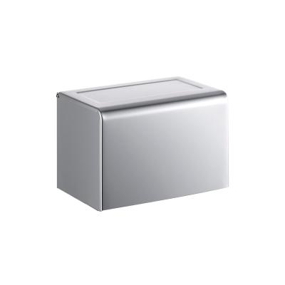 China Modern China Made Beautiful Metal Luxury Screw Mounted Wall Type Tissue Box For Bathroom for sale