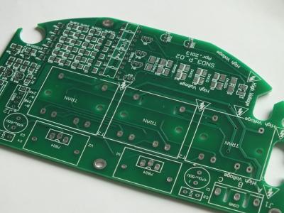 China Einlagiges Lötmittel-Masken-Grün 0.6mm des PWB-Entwurfs-Kupfer-FR5 FR4 zu verkaufen