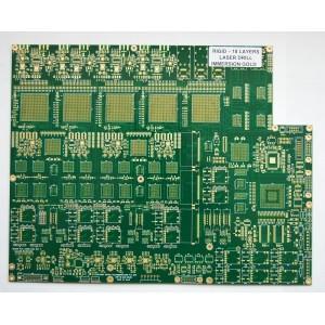 中国 シルクスクリーンの白く速い回転 PCB のはんだのマスクの緑の ENIG BGA の穴のサイズ 0.25mm 販売のため