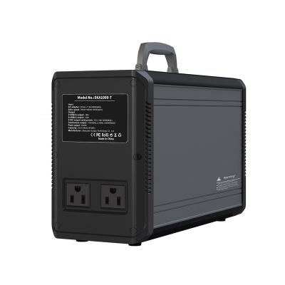 China Type C Solar Generator 1500W 1000W Outdoor Solar Portable Power Station for sale