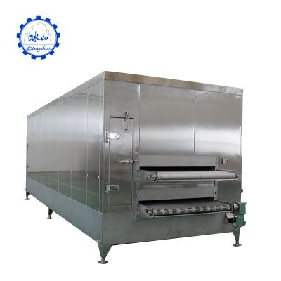 China Food/seafood/meat/ice cream/sausage hot sale cold room impact deep iqf tunnel deep freezer for sale