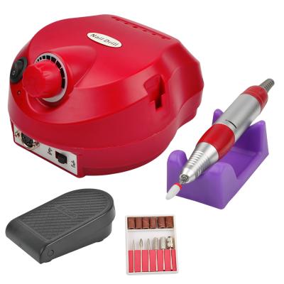 China JMD-202 Plastic Hot Selling Nail Polishing Machine Electric Nail Drills 30000rpm Manicure Set for sale