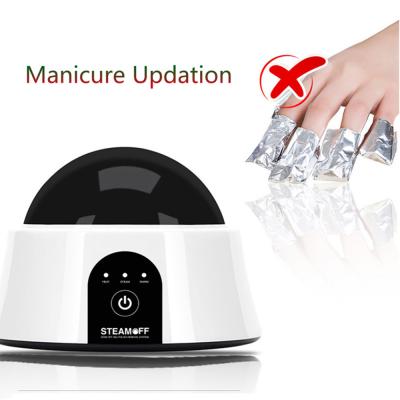 China ABS Upgraded Magic Portable Steam Off Mini Gel Nail Polish Remover Nail Machine Remover Gel Polish for sale