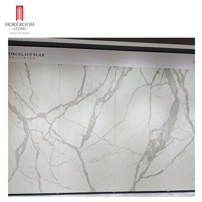 China R& D Department for Tile Innovation Foshan Tiles Large Porcelain Glazed Calacatta White Marble Wall Tile for sale