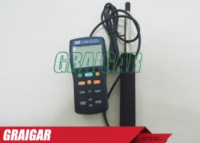 China TES1340 hete van de de Luchtstroom van de Draad Thermoanemometer HVAC van het de Snelheidsmeetapparaat van de de Luchtwind de Stroommeter Te koop