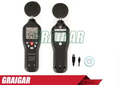 China Digital USB Sound Level Meter Temperature Data Logger TL-200 30 To 130dB Large Memory for sale