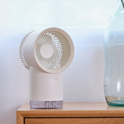 China 2021 New Rotating Three Gears To Adjust Portable Fan 4000mAH Lithium Battery Air Cooling Wind Speed ​​Personal Fan Rechargeable Stand Fan for sale