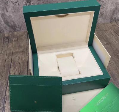 China Luxury green watch packaging box men's watch box factory stock quality brand watch packaging watch storage display for sale