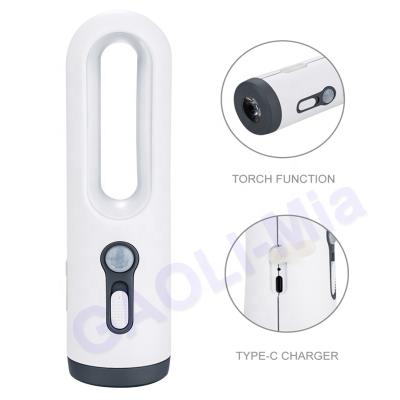 China Emergency 2 in1 Emergency Sensor Light with Rechargeable Torch Light PIR Human Auto Motion Sensor with Magnet for Indoor Office for sale