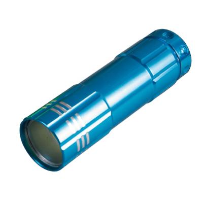 China Factory Promotional Wholesales Emergency 9 LED Flashlight Aluminum Mini COB Battery Operated Torch AAA Torch for sale