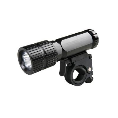 China Aluminum Bicycle Front Light A.C.A. Led Battery Power Cover Flashlight Bicycle Accessories Bike Lamp Accessories MY-75131A for sale