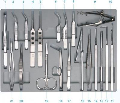 Chine Instrument SZY-CBM21 réglé pour la chirurgie ophtalmique (code No.59011) à vendre