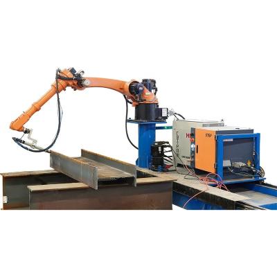 China Automatic Steel Plate Plasma Cutting Robot 6 Axis Freedom Arm LNC System Panel Control Operating CNC Automatic Welding Robot for sale