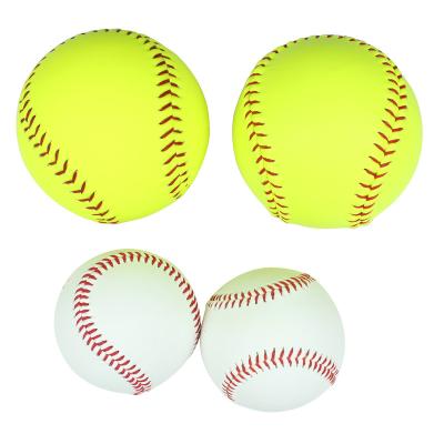 China High Quality Sports Leather And PVC Material Custom Empty Baseballs For Outdoor Sports Baseball Baseball Ball Gifts Factory Wholesale for sale