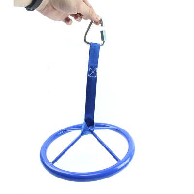 China Iron Or Plastic With Rope Iron Or Plastic With Rope Around Outdoor Hanging Hammock Swing Roller Iron Wheel Monkey Bar Fitness Equipment For Arm Strength Exercises Climbing Training for sale