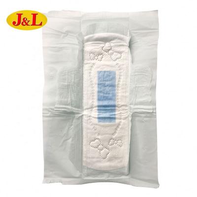 China Breathable Comfort Sanitary Pad Cotton Organic Biodegradable Women Breathable Sanitary Napkins for sale