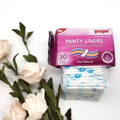 China Breathable Cotton Herbal Panty Lining Private Label Organic Panty Liners Panty Liners For Women for sale