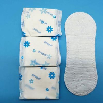 China Free Sample Cotton Sanitary Napkin Sanitary Pad 155Mm Breathable Female Ultra Thin Organic Lining Panty Menstrual Pad for sale