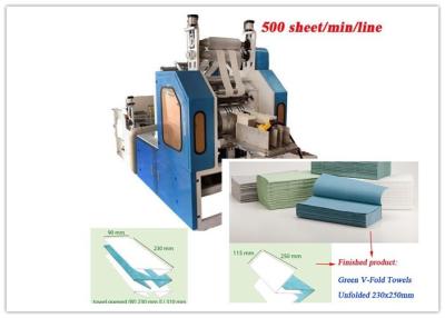 China Embossing Laminated Paper Towel Making Machine , Two Fold Towel Printing Machine for sale