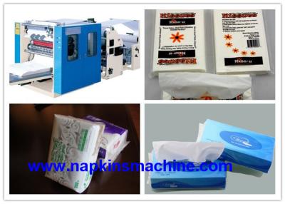 China Soft Bag Packing Facial Tissue Machine / Serviette Making Machine for sale