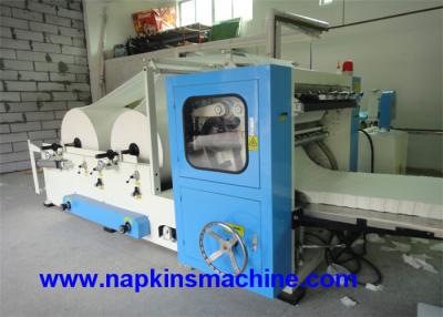 China Auto Box Drawing Facial Tissue Paper Napkin Making Machine , Interfold Folding Type for sale