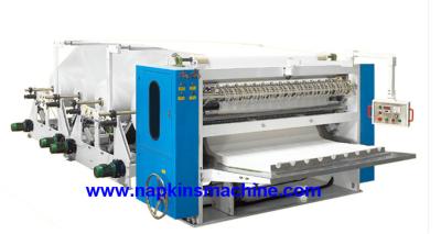 China High Efficiency V Fold Facial Tissue Paper Production Machine For Making Napkin for sale