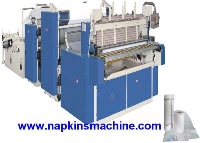 China 3 Layer Toilet Tissue Roll Slitting Rewinding Machine For Paper Making for sale