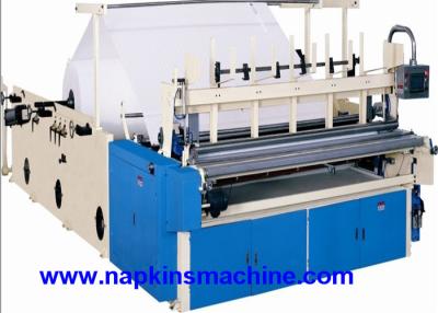 China Recycled Toilet Paper Making Machine With Color Printing And Rewinding Machine for sale