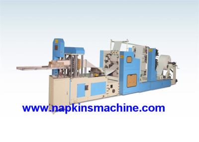 China Automatic Tissue Roll Paper Napkin Folding Machine / Serviette Making Machine for sale