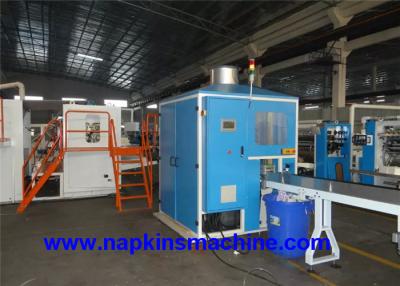 China Carton Box Packing Facial Tissue Production Line With Log Saw Cutting Machine for sale