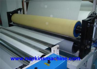 China Steel Embossing Paper Roll Rewinding Machine And Toilet Roll Cutting Machine for sale