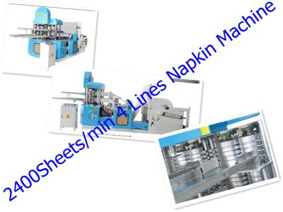 China High Capacity paper napkin folding making machine with SIEMENS MOTOR AND PLC for sale